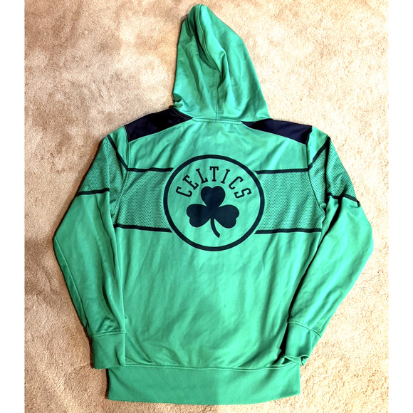 NBA Boston Celtics Hoodie Ultra Game Mens Performance Green Size Medium - Picture 2 of 6